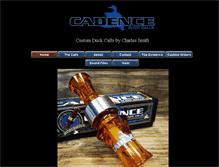 Tablet Screenshot of cadenceduckcalls.com
